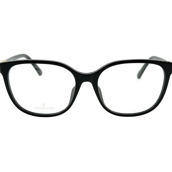 Swarovski SK5401 Womens Plastic Eyeglass Frame 001 Shiny Black 54-16 main image 5